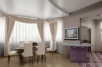 Сатиновые натяжные потолки в Томске